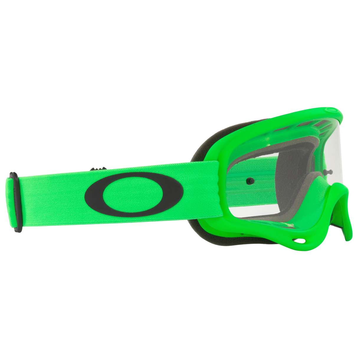 OAKLEY XS O FRAME MX GOGGLE CLEAR LENS GREEN