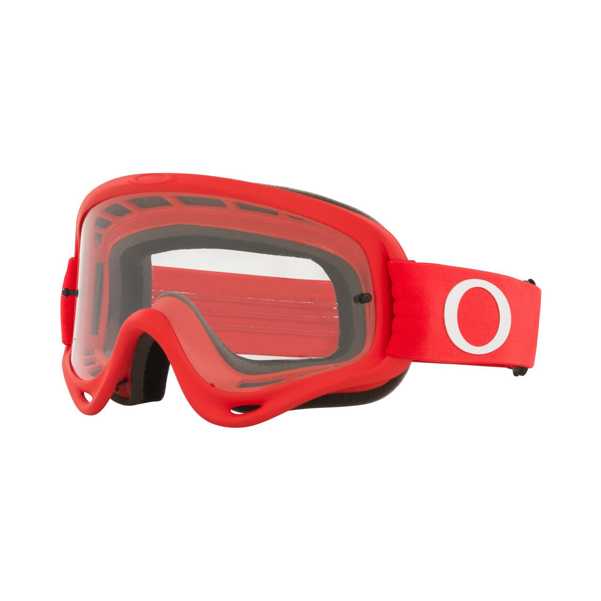 OAKLEY XS O FRAME MX GOGGLE CLEAR LENS RED