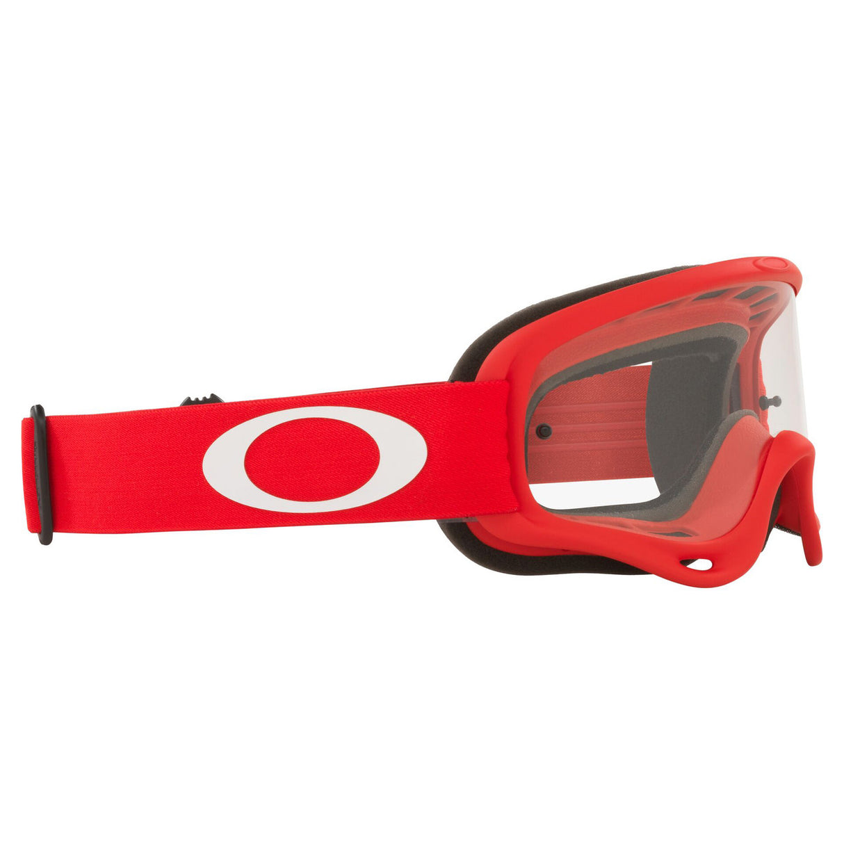 OAKLEY XS O FRAME MX GOGGLE CLEAR LENS RED