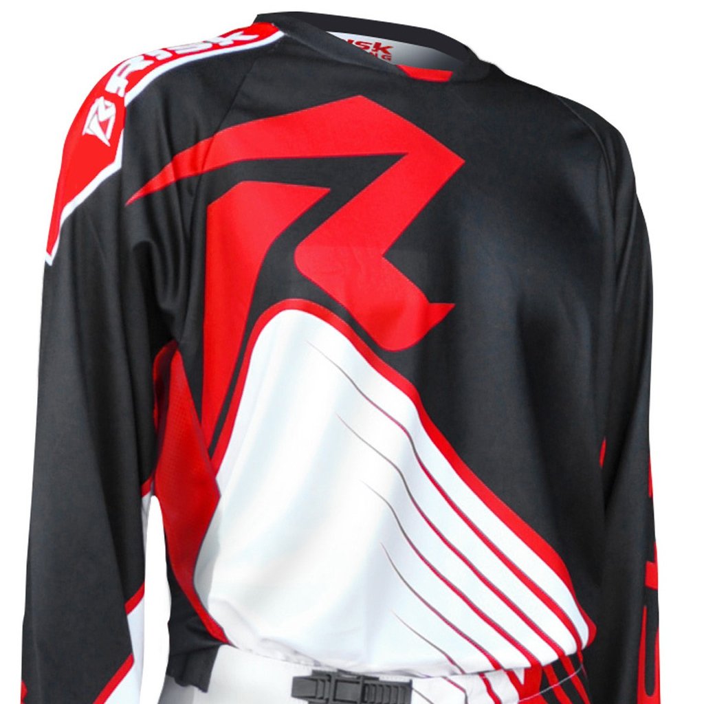 Risk Racing Ventilate Jersey, White / Black