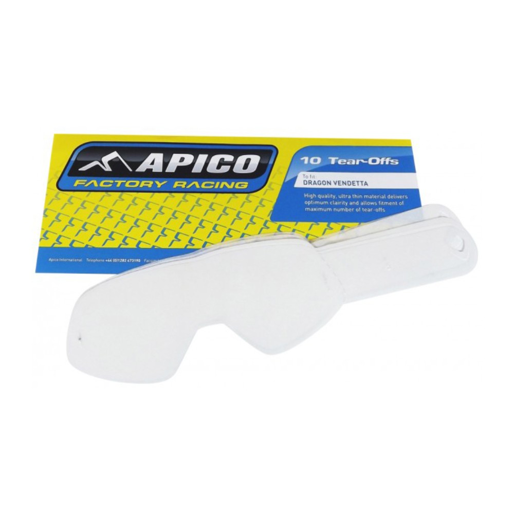 APICO TEAR-OFF OAKLEY AIR BRAKE 10 PACK