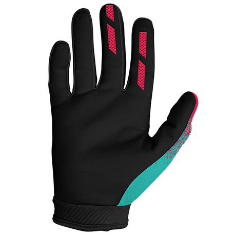 Seven MX 24.1 Youth Annex 7 Dot Glove Flo Red/Blue