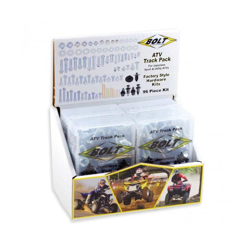Atv Style Track Pack Fastener Kit 6Pc Box Set