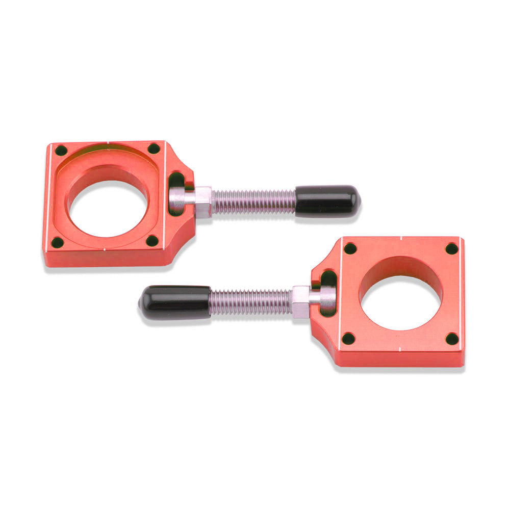 Chain Adjuster Blocks Suzuki Rm-Z250 04-23, Rm-Z450 05-23 Red