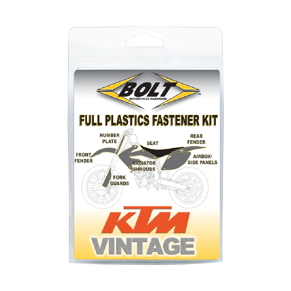Plastic Fastener Kit Ktm 125-360 2T 93-97