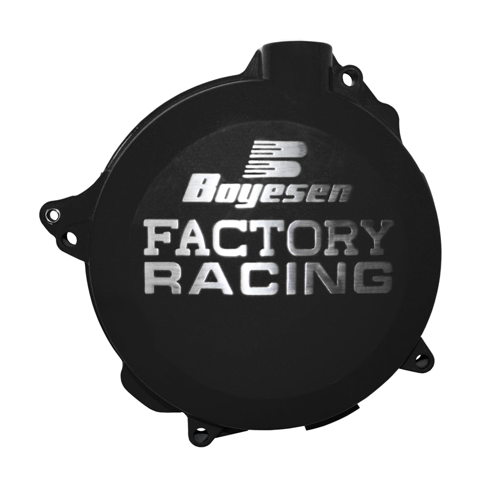 Boyesen Clutch Cover Ktm/Husky/Gas Sx/Exc250-300 17-22, Tc/Te 250-300 17-22, Mc/Ec/Ex250-300 21-22 Black