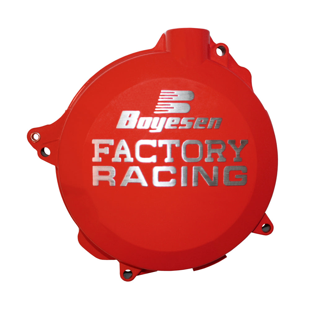 Boyesen Clutch Cover Honda Crf450R 17-22, Crf450Rx 17-22, Crf450X 19-22 Red