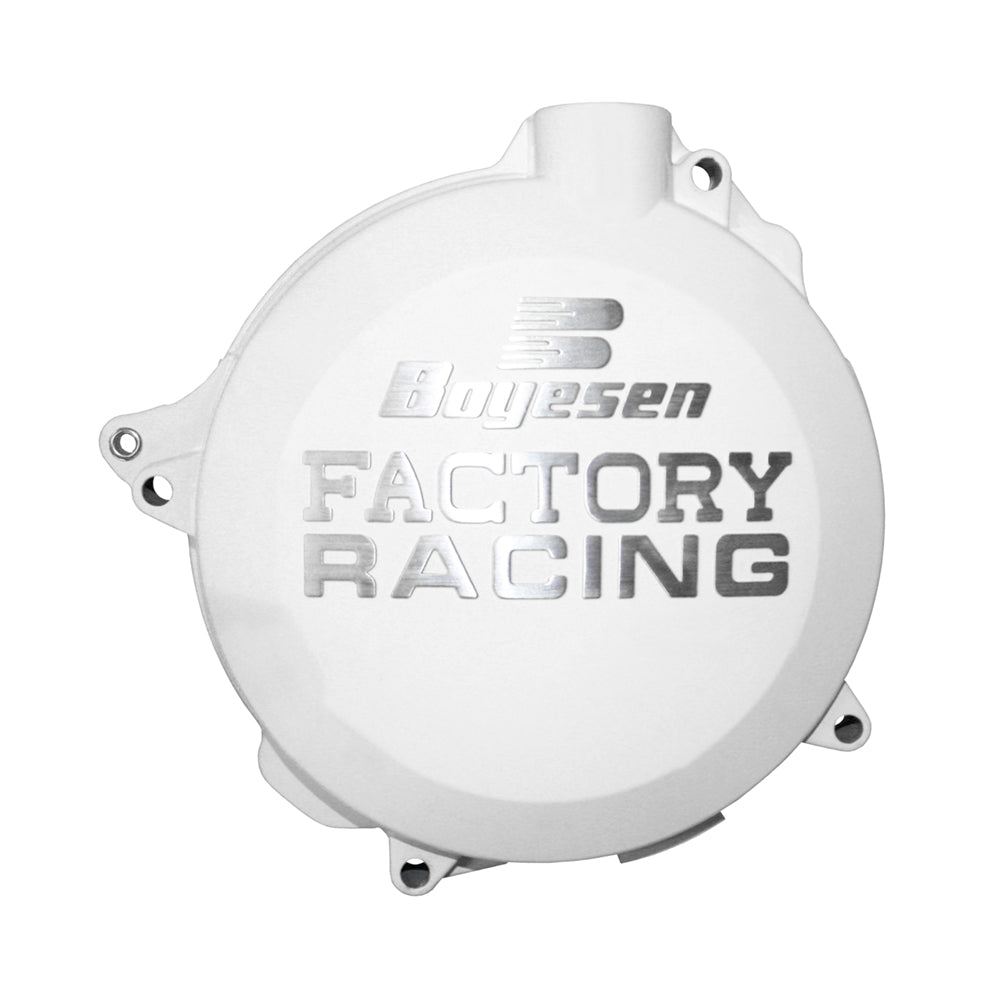 Boyesen Clutch Cover Kawasaki Kx85 98-22 White