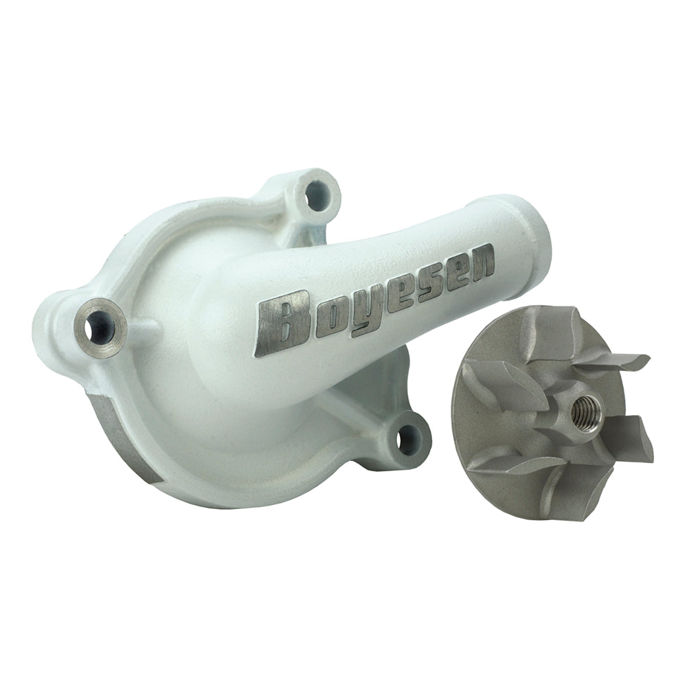 Boyesen Supercooler Water Pump Kit Ktm/Hqv/Gas Sx-F/Fc/Mc450 16-22, Exc-F/Fe/Fx/Ex-F 450-501 17-22 White