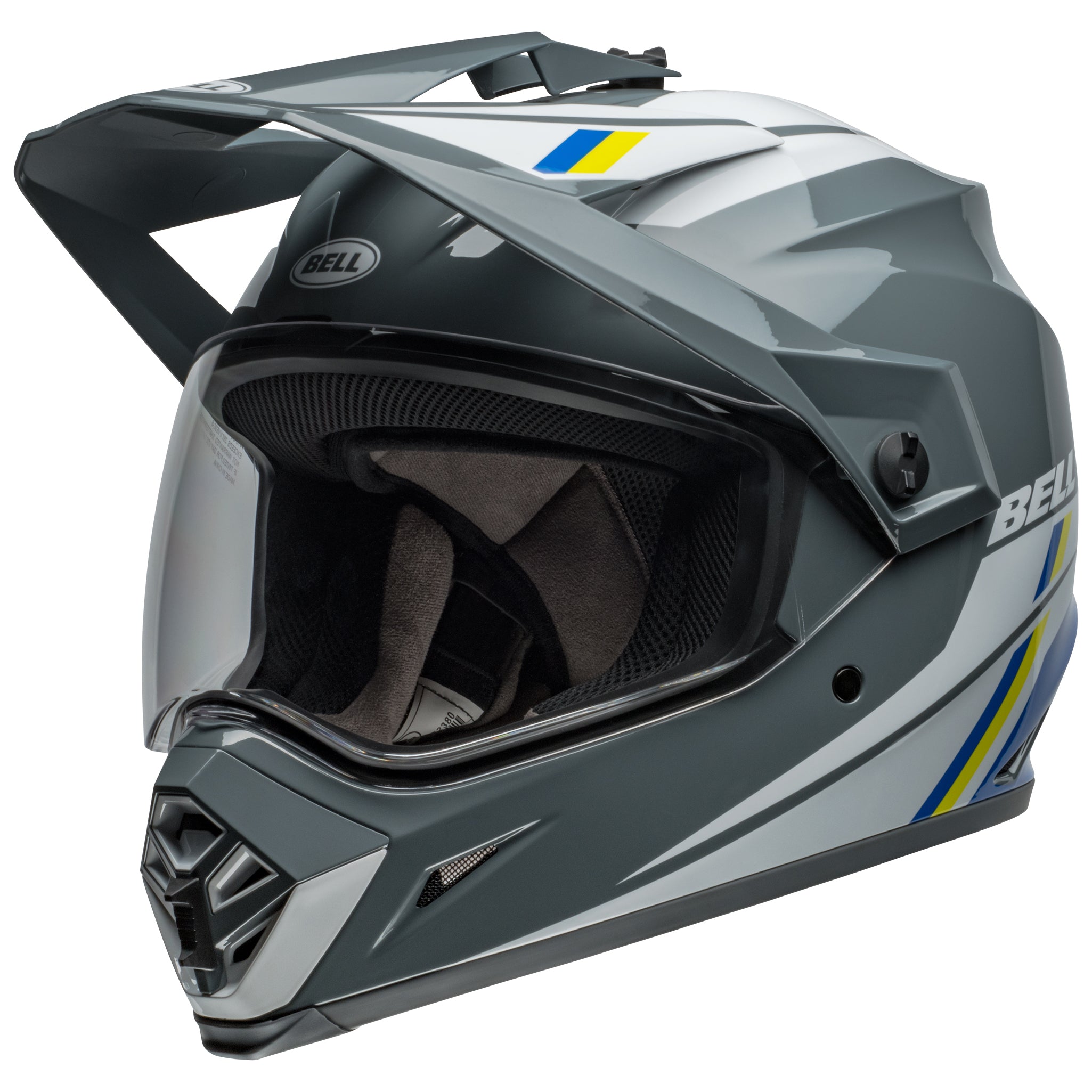 BELL MX 2024 MX 9 ADVENTURE MIPS ADULT ALPINE GREY BLUE HELMET