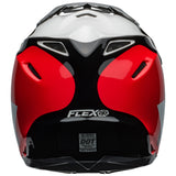 BELL MX 2024 MOTO-9S FLEX ADULT HELLO COUSTEAU STRIPES WHITE RED HELMET