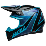 BELL MX 2024 MOTO-9S FLEX ADULT SPRINT BLACK BLUE HELMET