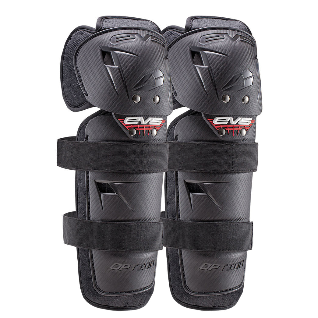 EVS Option Knee Guards Youth (Black) Pair