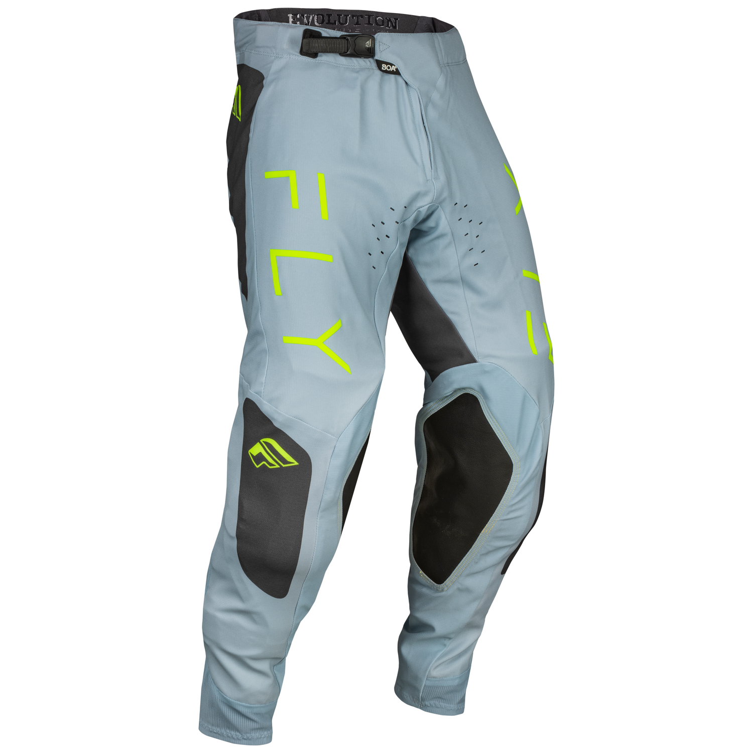 FLY RACING FLY 2024 EVOLUTION DST ICE GREY CHARCOAL NEON GREEN PANTS ...