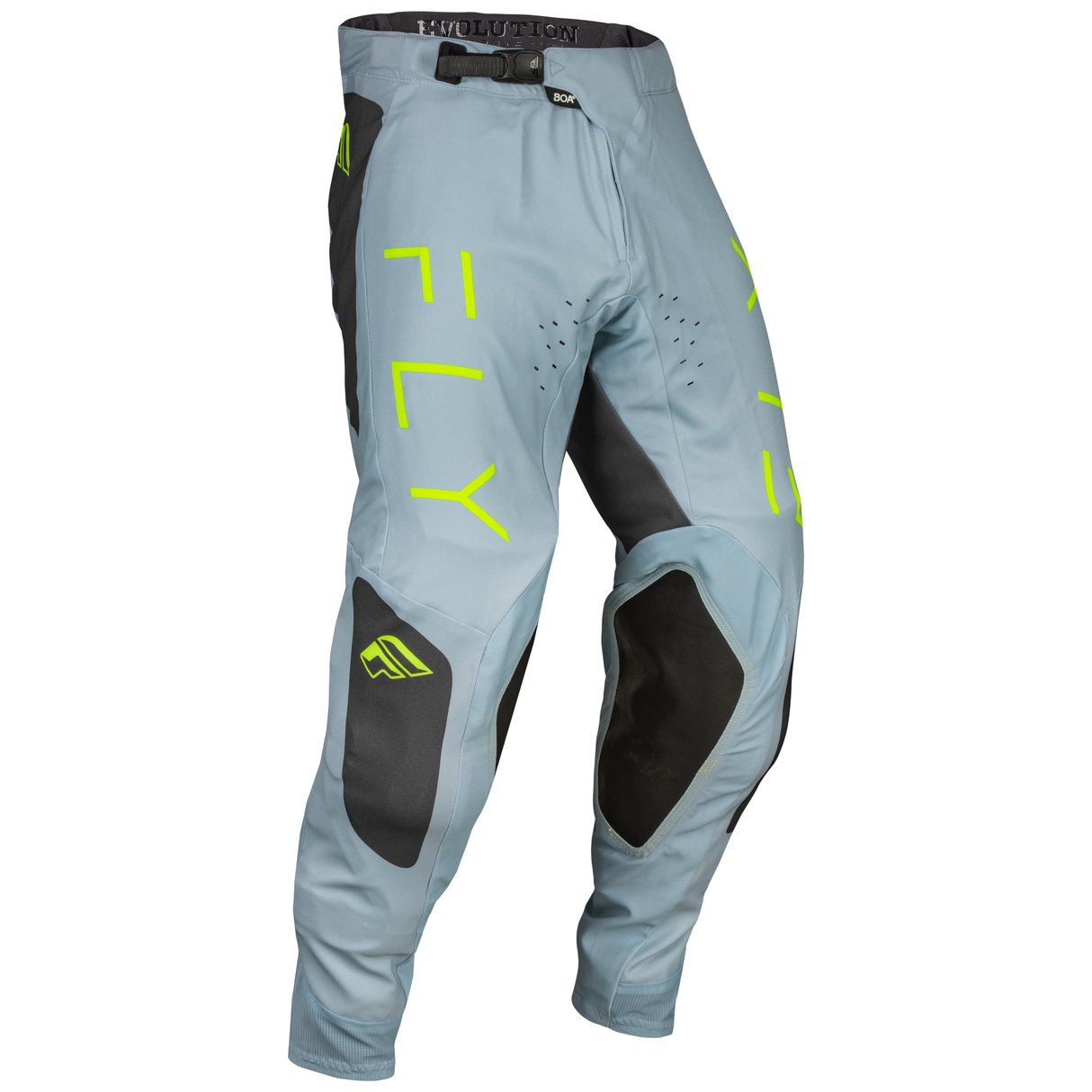 FLY RACING FLY 2024 EVOLUTION DST ICE GREY CHARCOAL NEON GREEN PANTS