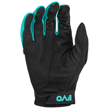 FLY RACING FLY 2024 EVOLUTION DST S.E STROBE BLACK ELECTRIC BLUE GLOVES