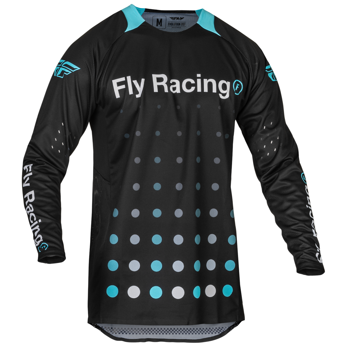 FLY RACING FLY 2024 EVOLUTION DST S.E STROBE BLACK ELECTRIC BLUE JERSEY
