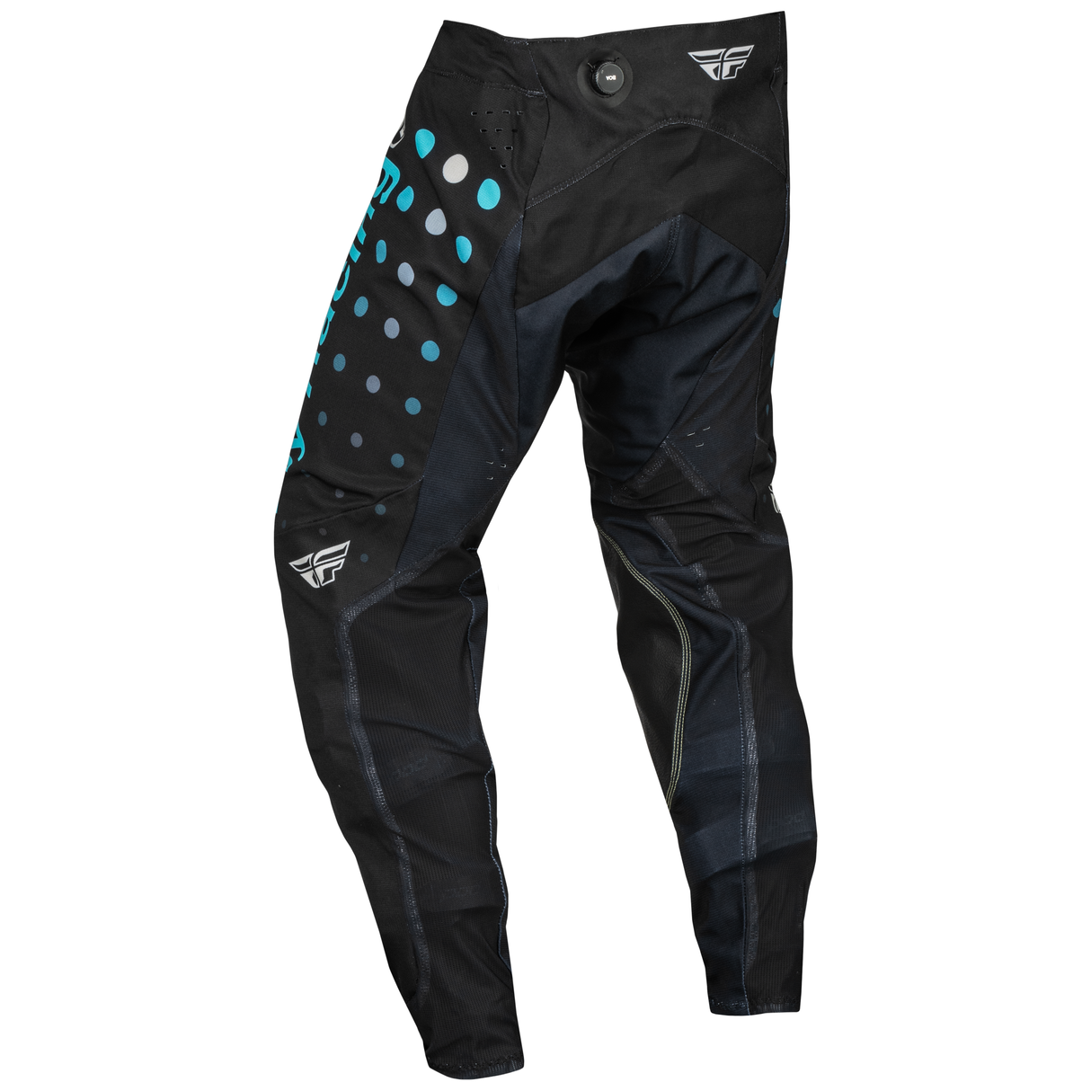 FLY RACING FLY 2024 EVOLUTION DST S.E STROBE BLACK ELECTRIC BLUE PANTS