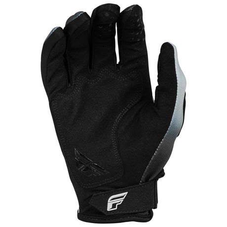 FLY RACING FLY 2024 YOUTH KINETIC PRODIGY BLACK LIGHT GREY GLOVES