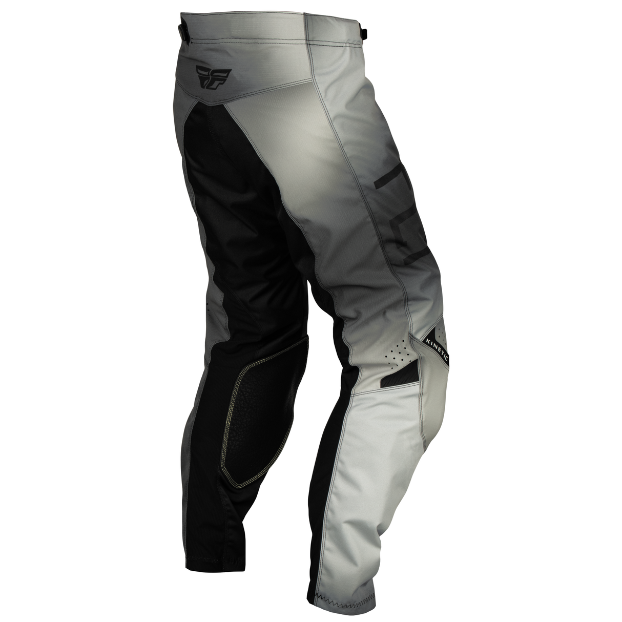 FLY RACING FLY 2024 YOUTH KINETIC PRODIGY BLACK LIGHT GREY PANTS