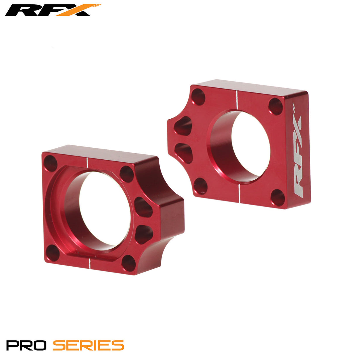 RFX Pro Rear Axle Adjuster Blocks Honda CR125/250 02-07 CRF250/450 02-08 CRFX250/450 04-24