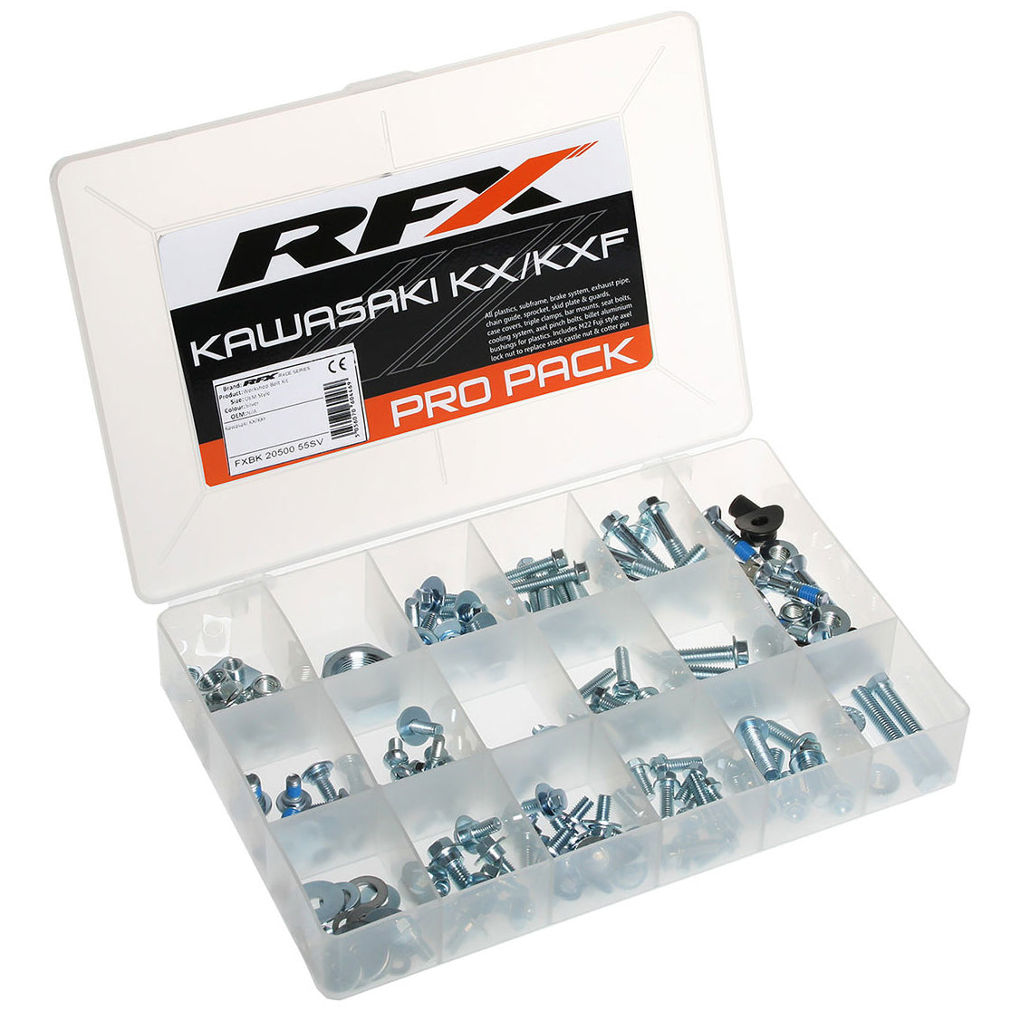 RFX Race Series Pro Bolt Pack (OEM Style) Kawasaki KX/KXF 02-23