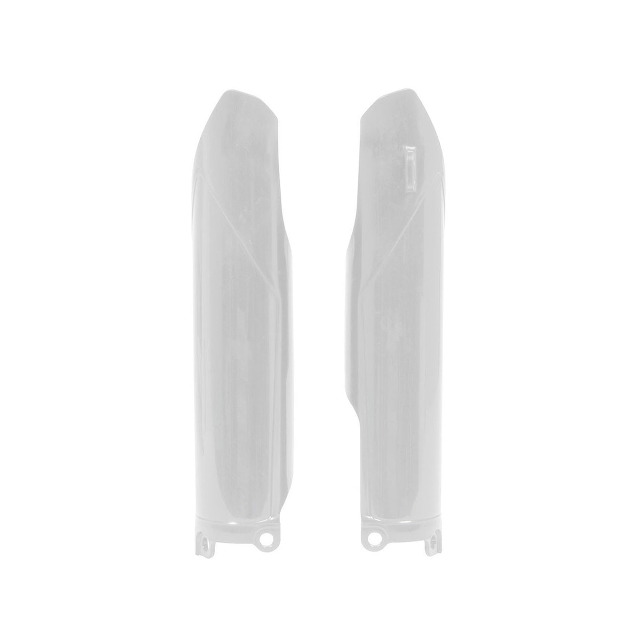 Rtech Fork Guards (White) Kawasaki KX250 17-23 KX450 16-24