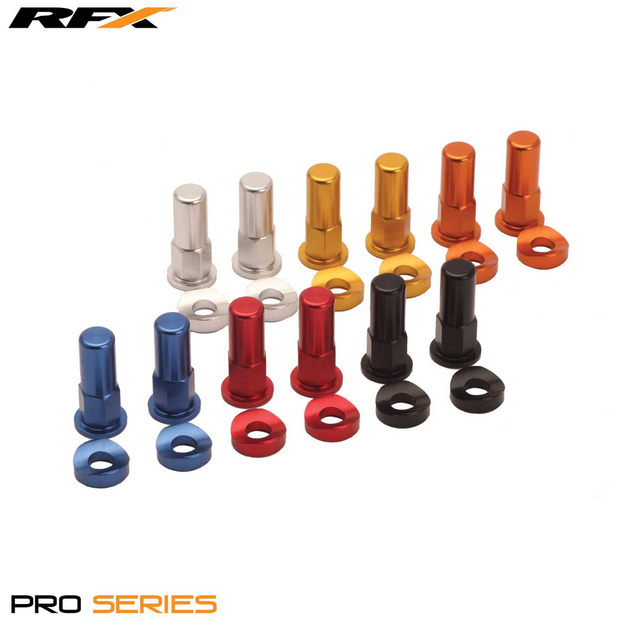 RFX Pro Rim Lock Nuts and Washers 2pcs