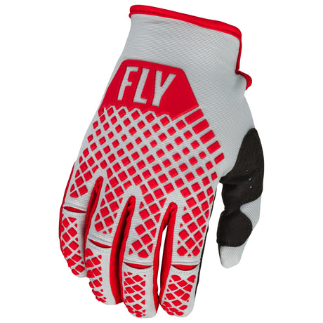 FLY 2023 YOUTH KINETIC GLOVES RED/GREY