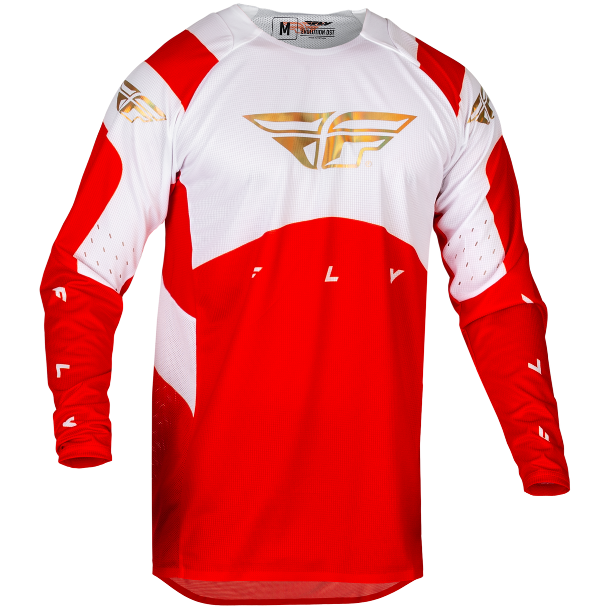 FLY RACING FLY 2024 EVOLUTION DST L.E PODIUM RED WHITE RED IRIDIUM JERSEY