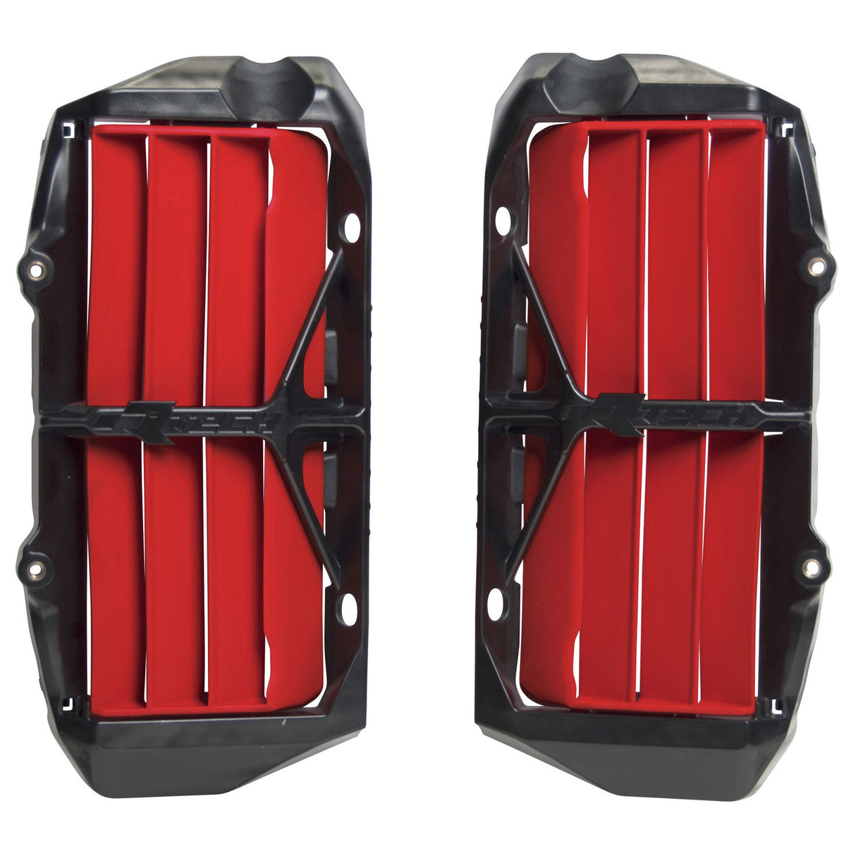 Rtech O/S Reinforced Rad Louvers (2 Pcs) (GG Red) Gas Gas MC-MCF-EC-ECF125-450 21-24