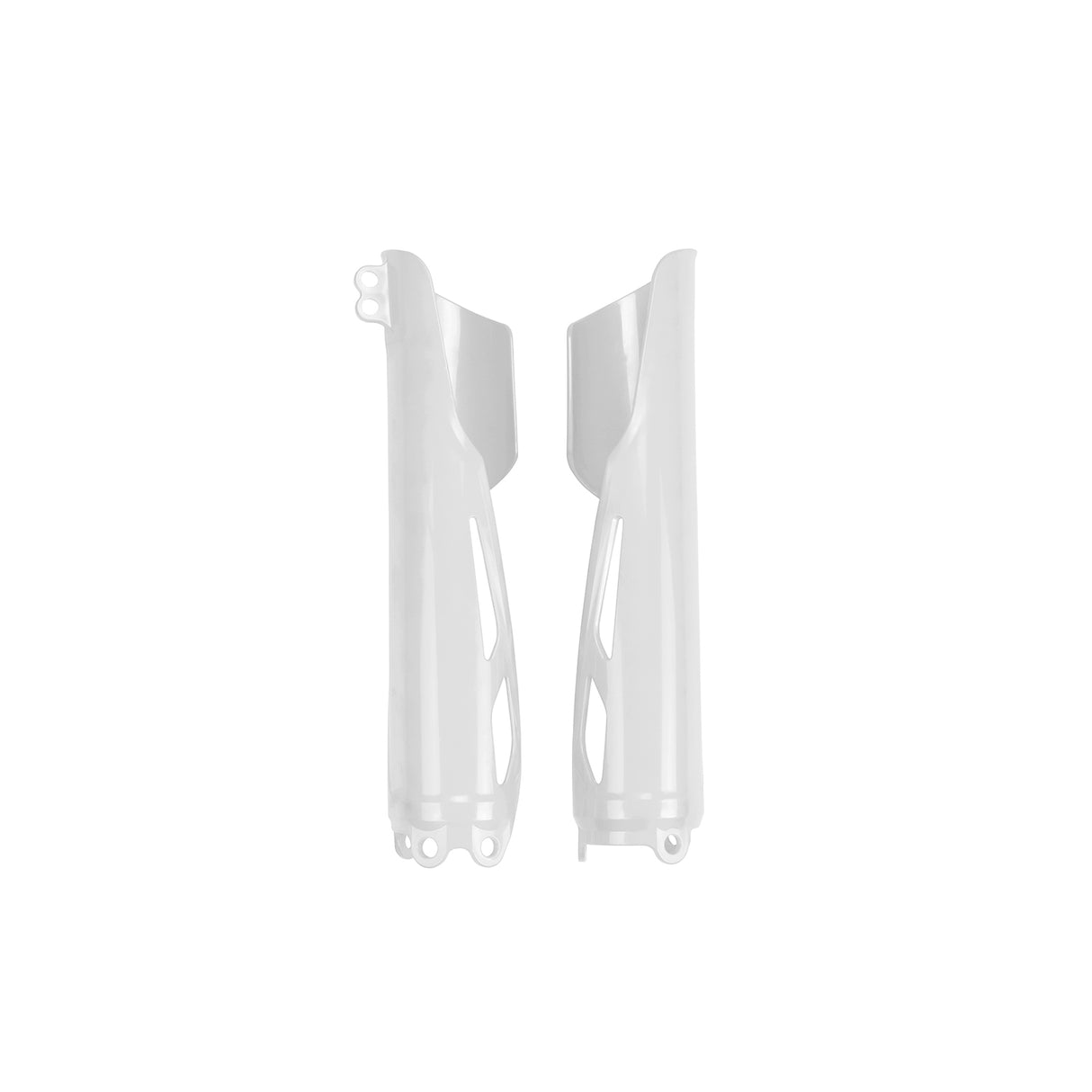 UFO Fork Slider Protectors (White) Honda CRF250R-RX/450R-RX 19-24