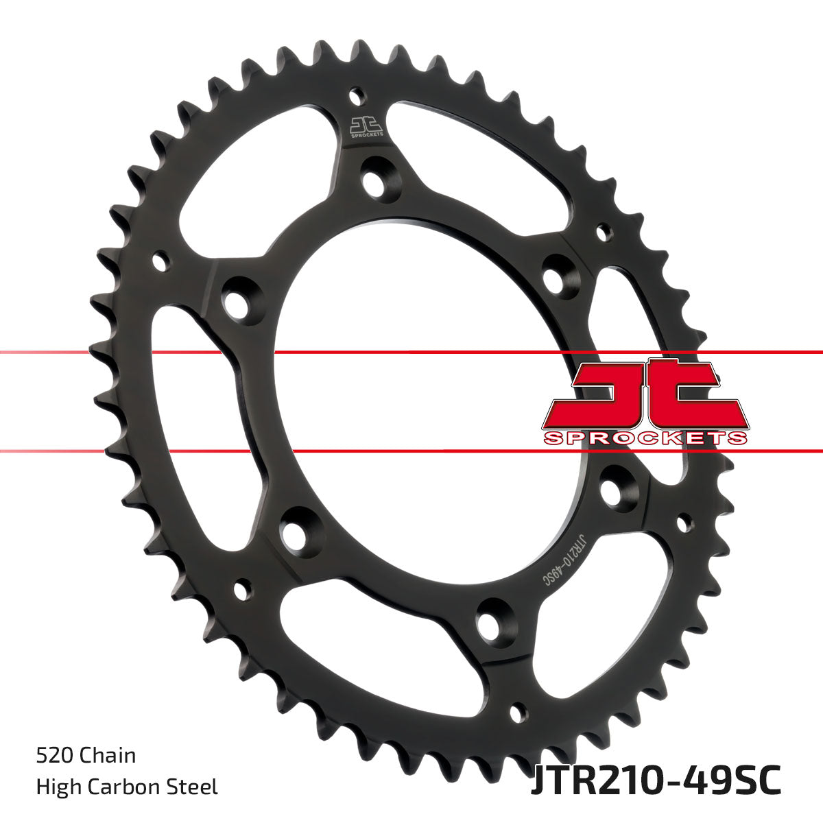 JT Self Cleaning Steel Rear Sprocket Honda CR125-500 CRF250-450 83-23 Beta 250RR 13-22