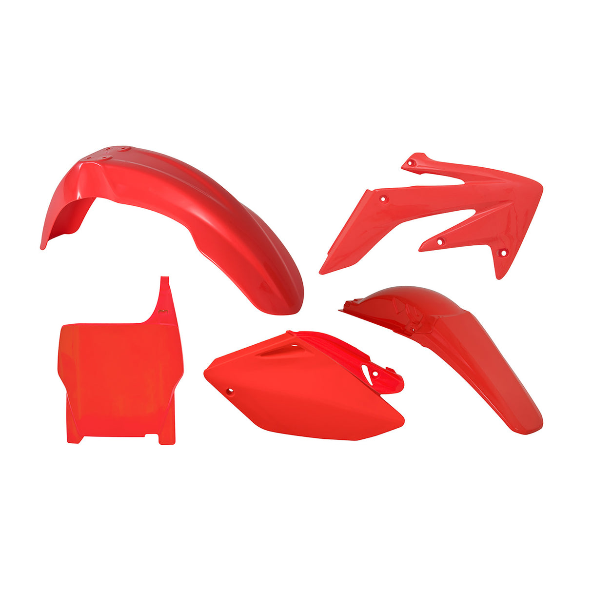 Rtech Plastic Kit (5pc) (CRF Red) Honda CRF250 04-05