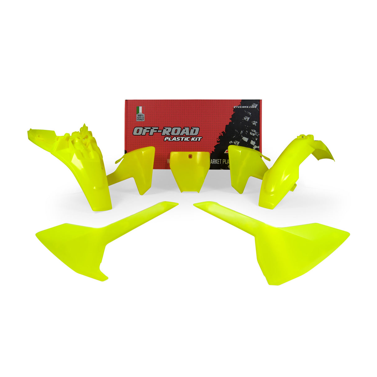 Rtech Plastic Kit (5pc) (Neon Yellow) Husqvarna TC85 18-24