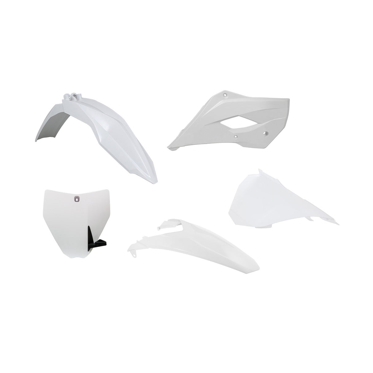 Rtech Plastic Kit (5pc) (White/OEM 14-15 and 17) Husqvarna TC85 14-17