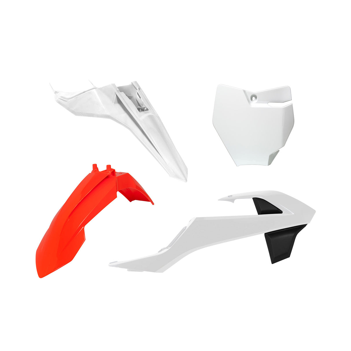 Rtech Plastic Kit (4pc) (K Orange-White-Black/OEM 17) KTM SX65 16-21