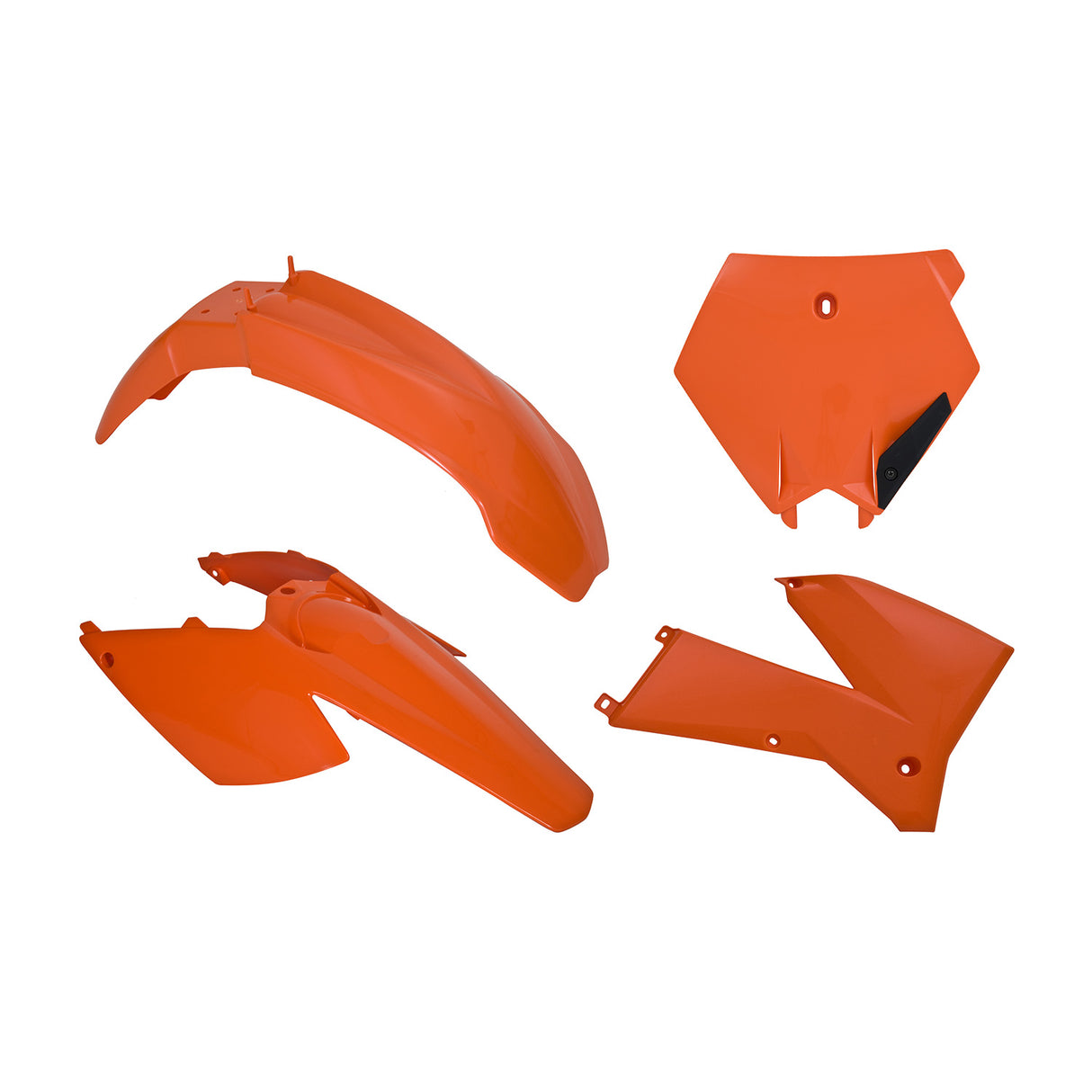 Rtech Plastic Kit (4pc) (K Orange) KTM SX-SXF125/250-400-450-520-525 05-06 EXC/F 05-07