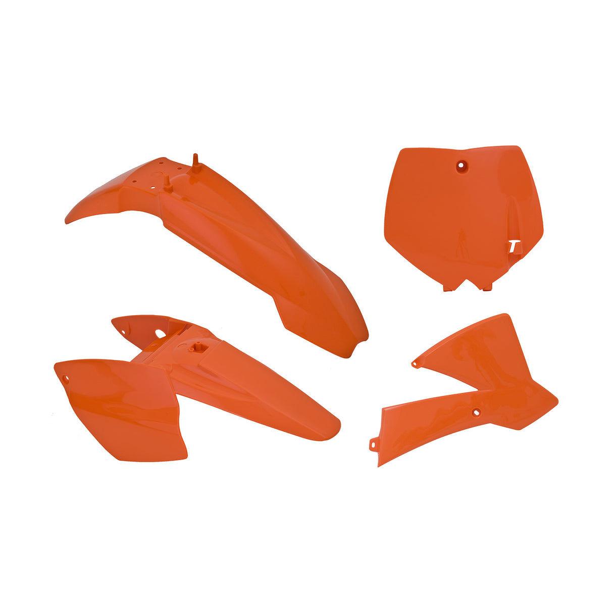 Rtech Plastic Kit (4pc) (K Orange) KTM SX65 02-08