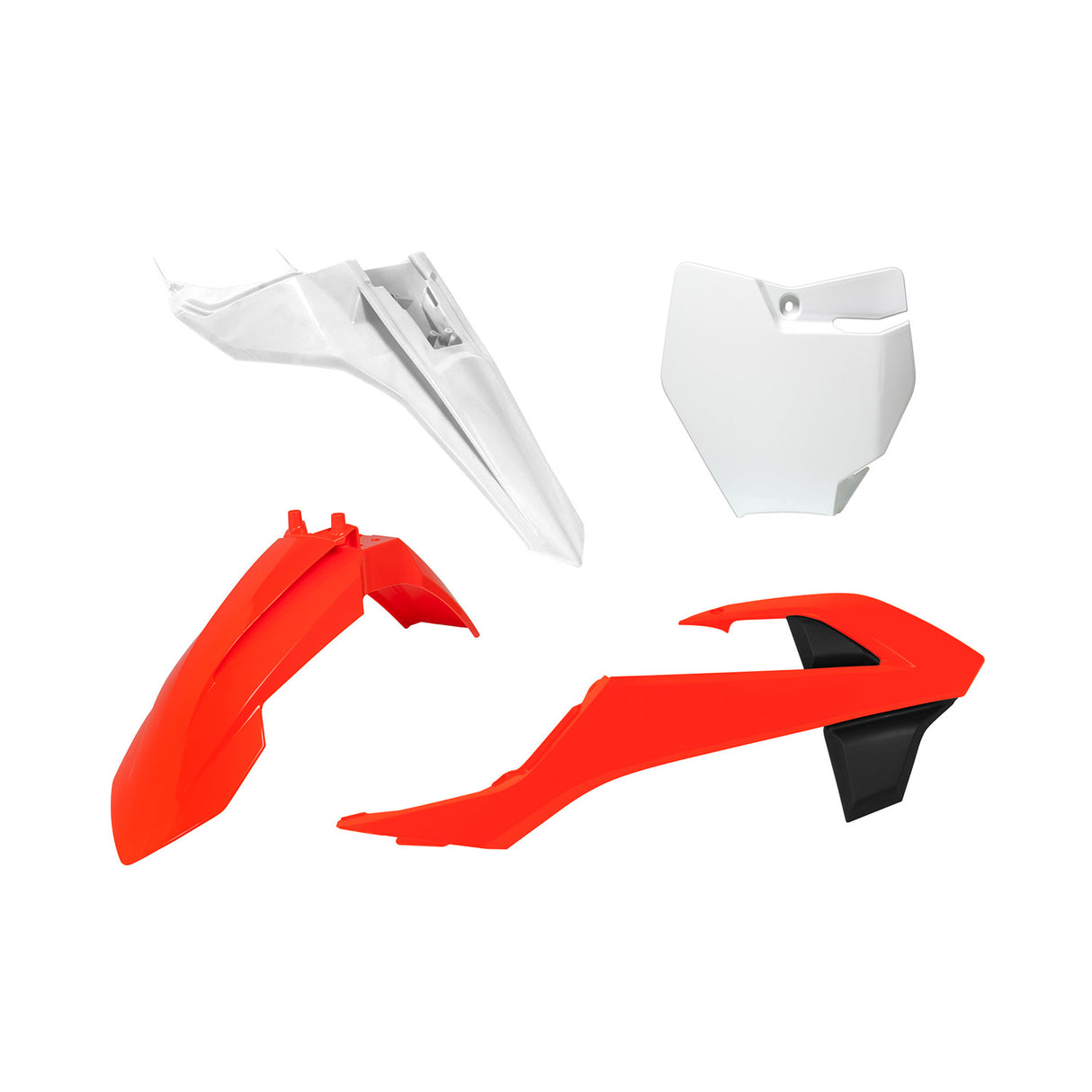 Rtech Plastic Kit (4pc) (K Orange-White/OEM 16-18) KTM SX65 16-21