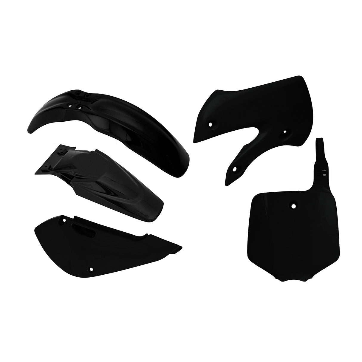 Rtech Plastic Kit (5pc) (Black) Kawasaki KX65 01-24