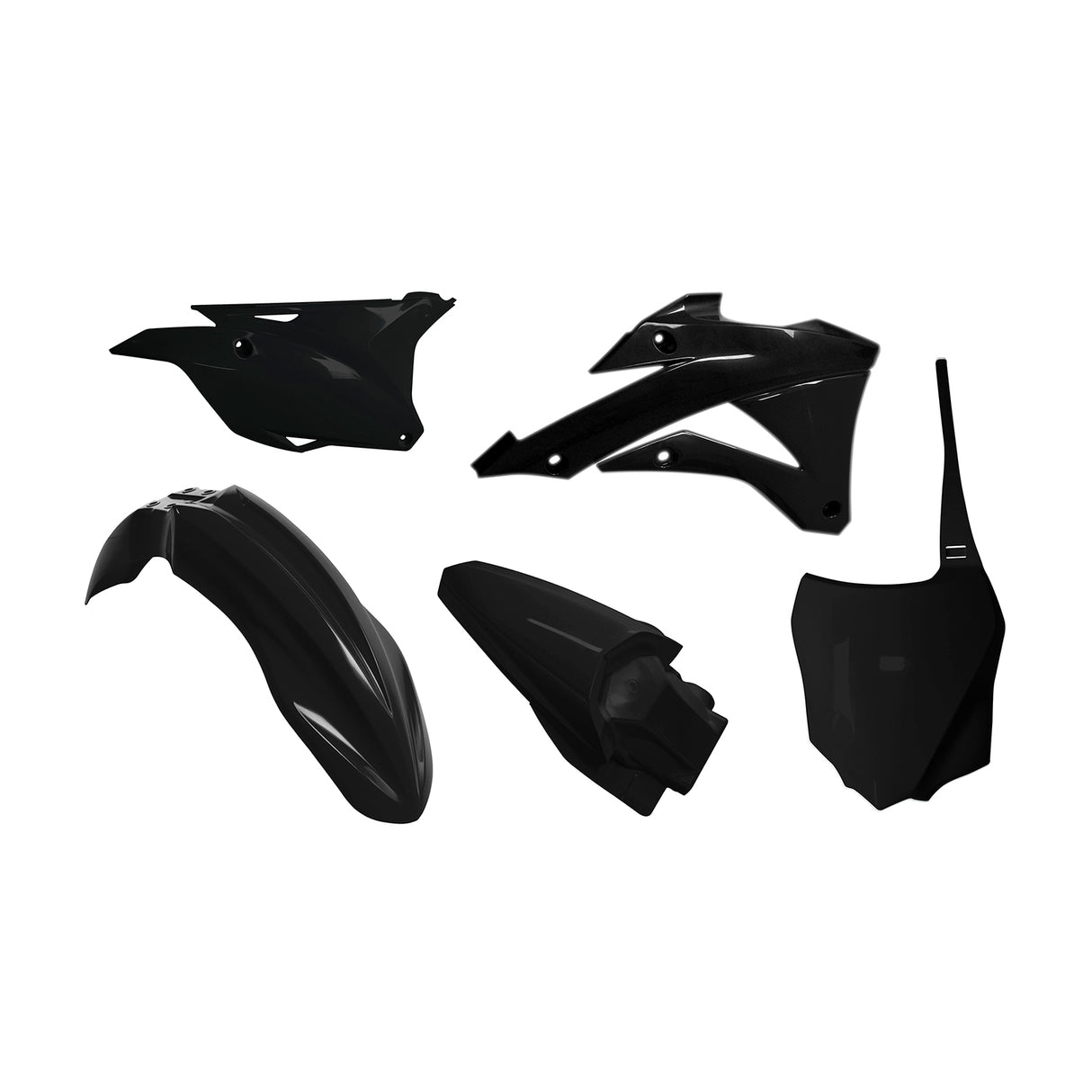 Rtech Plastic Kit (5pc) (Black) Kawasaki KX85-100 14-21