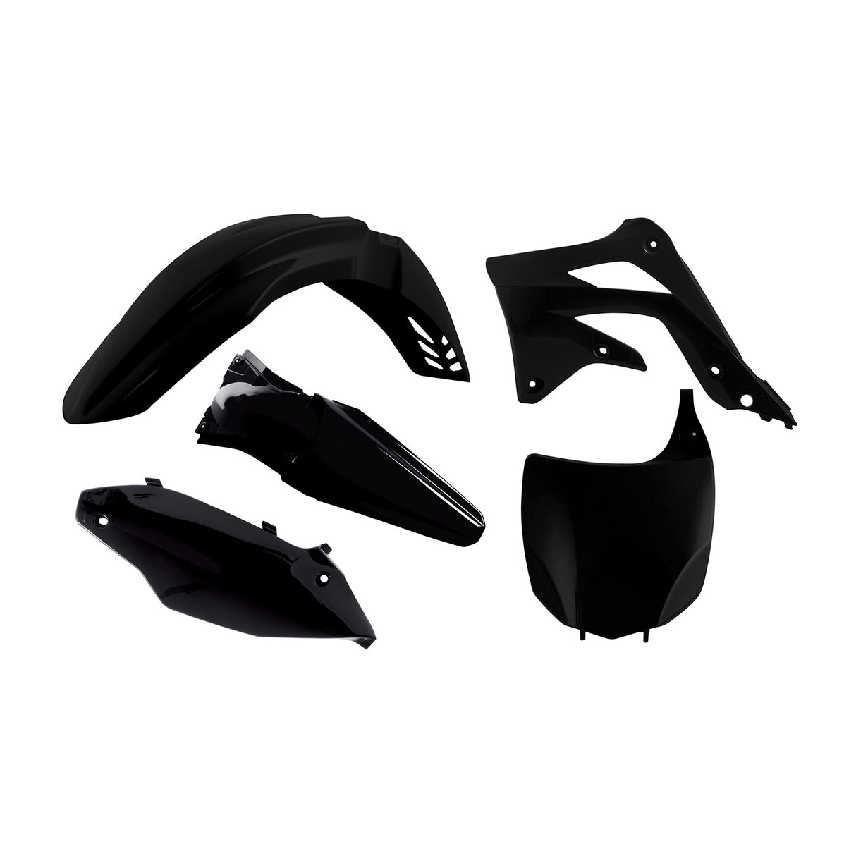 Rtech Plastic Kit (5pc) (Black) Kawasaki KXF450 12