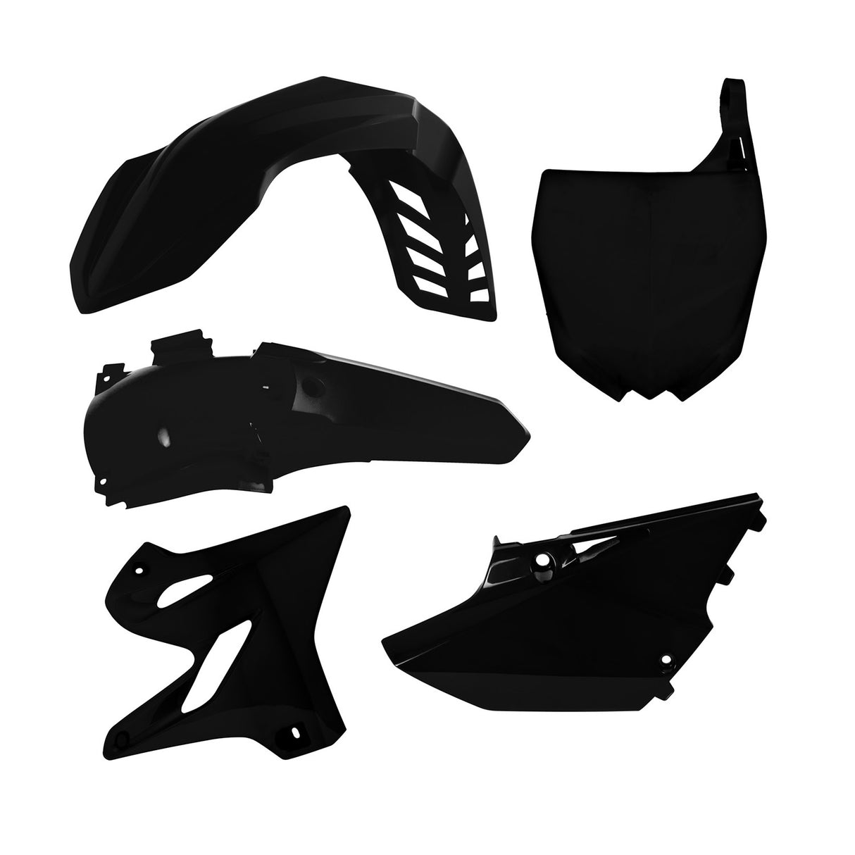 Rtech Plastic Kit (4pc) (Black) Yamaha YZ125/250 15-21