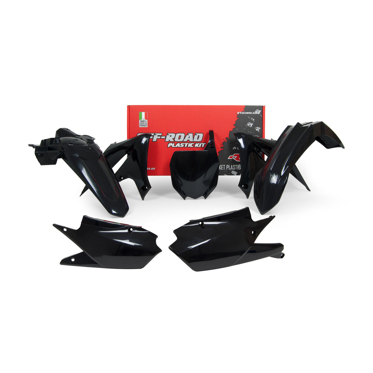 Rtech Plastic Kit (5pc) (Black) Yamaha YZF250 19-21 YZF450 18-21