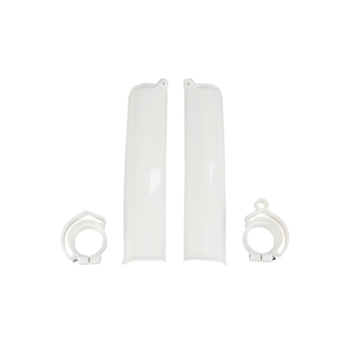 UFO Fork Slider Protectors (White) KTM SX250 90-92