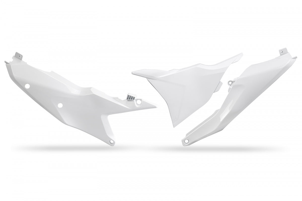 UFO Side Panels W/Airbox Cover White KTM SX/SXF 125-250 23-24