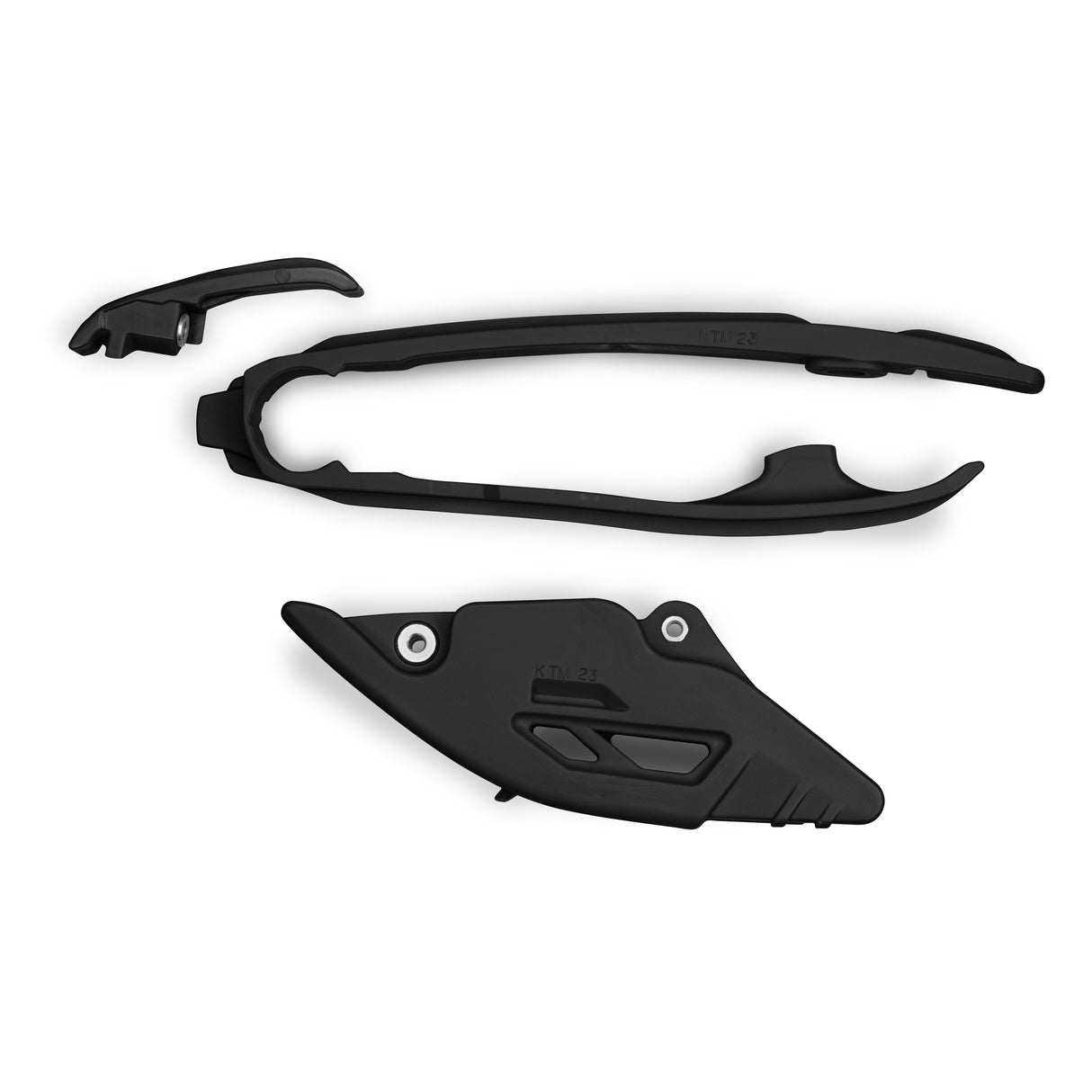 UFO Chain Guide & Swingarm Chain Slider Kit Black KTM SX/SXF 125-250 23-24