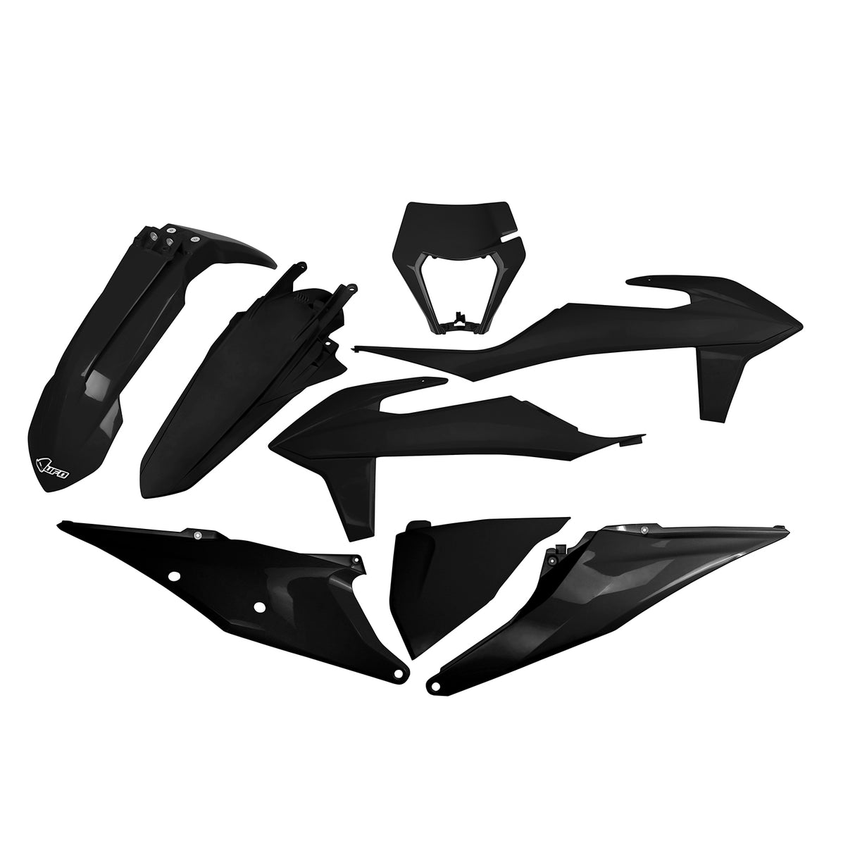 UFO Complete Body Kit (Black) KTM EXC/EXCF 125-500 20-22