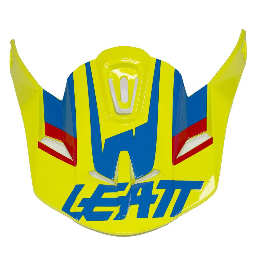 LEATT HELMET PEAK GPX 5.5 V10 LIME/WHITE XS-S